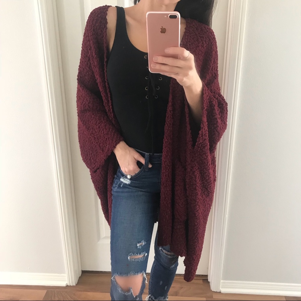 🆕Cuddles Merlot POP-Cardi